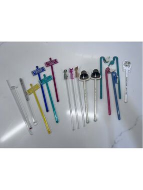 Vintage Cocktail Stirrers with Sayings Swizzle Stick Mixed Drink 1950's